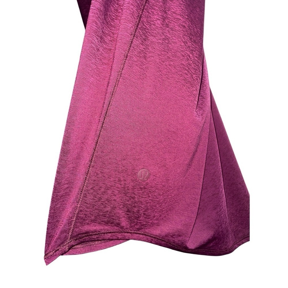Lululemon Athletica Women's Essential Pleated Marvel Red Purple Tank M/L (8-10) - Picture 2 of 12